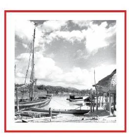ภาพเก่า เรือจอดที่ท่าน้ำตะกั่วป่า